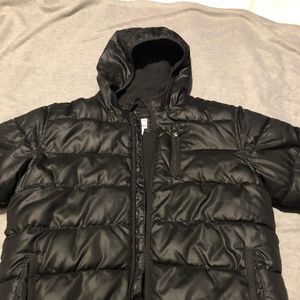Youth black winter coat